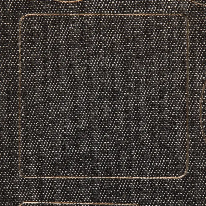 Заплатки джинсовые, креевые, лист 10&times;18 см, 10 шт., чёрный