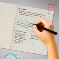 Тетради 5 штук (4 разные, 1 повторяющаяся), 48 листов в клетку &laquo;Мыльные пузыри&raquo;, серые листы, обложка мелованная блок №2