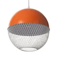 Светильник потолочный BayerLux Lina, 1&times;40 Вт, Е27, неон-оранжевый, 26&times;26&times;32 см