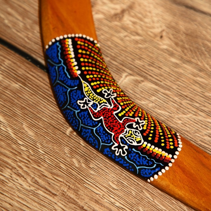 Сувенир Бумеранг  Сувенир Бумеранг "Яркий узор" 30х5х1 см МИКС