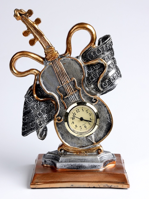 Часы настольные интерьерные, «Скрипка», на батарейках, 14×8.2×24.5 см, d-5 см Часы настольные интерьерные, «Скрипка», на батарейках, 14×8.2×24.5 см, d-5 см