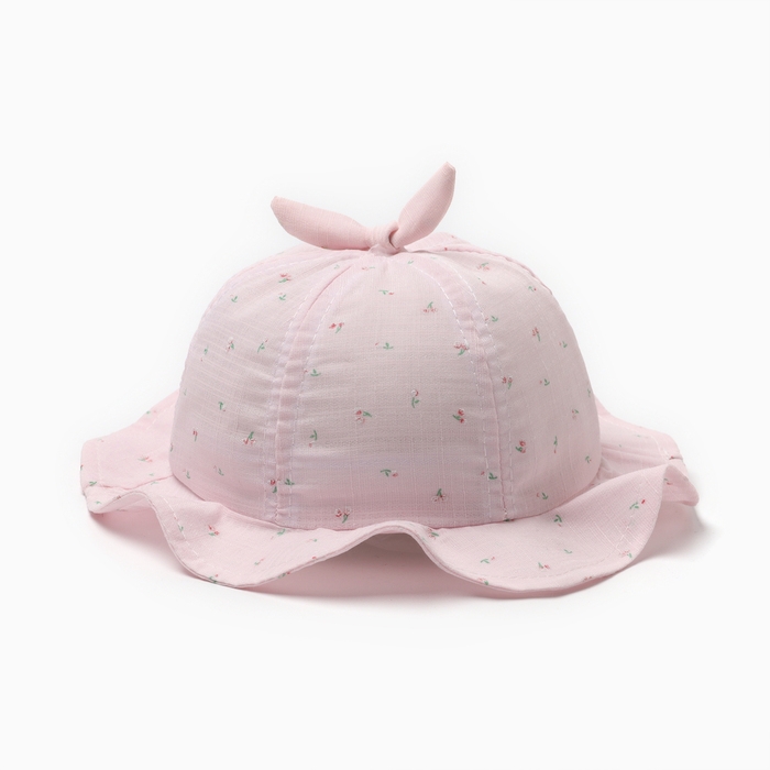 Панама детская «Колокольчик» MINAKU, размер 48, розовая Панама детская «Колокольчик» MINAKU, размер 48, розовая