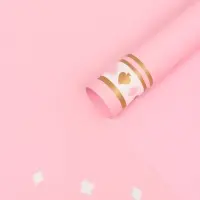 Пленка для цветов, "Удача", розовая, 57х57 см