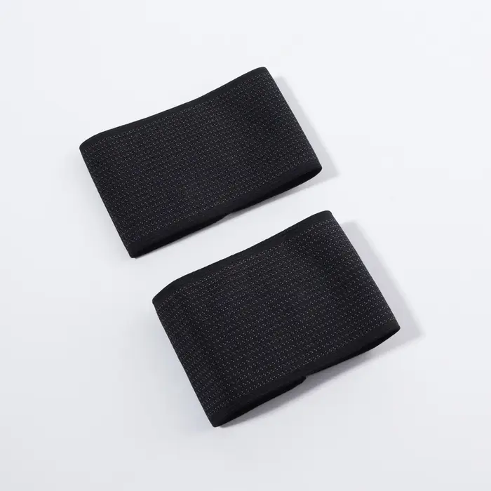 Супинаторы для обуви, амортизирующие, на манжете, текстильные, 10&times;9 см, пара, чёрные