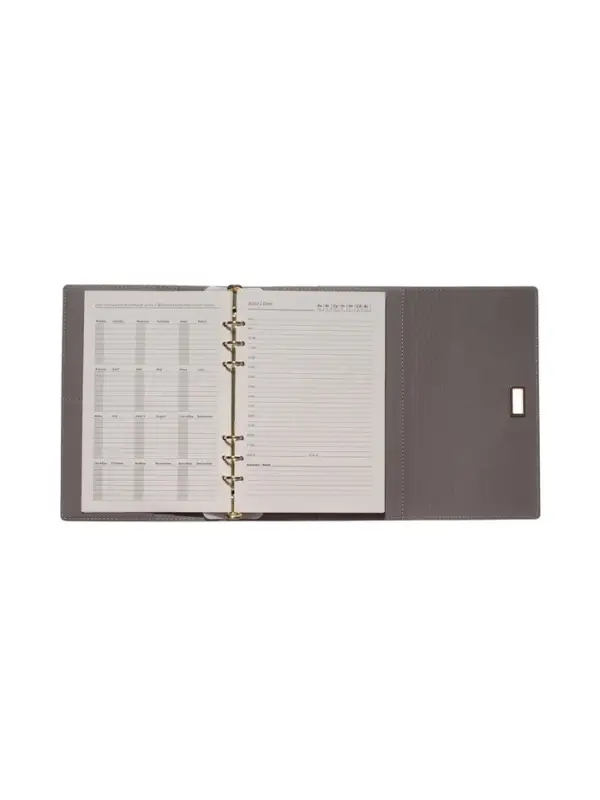 Органайзер на кольцах, А5, с клапаном, 80л, линия, к/зам, с ручкой, Серо-синий Органайзер на кольцах, А5, с клапаном, 80л, линия, к/зам, с ручкой, Серо-синий