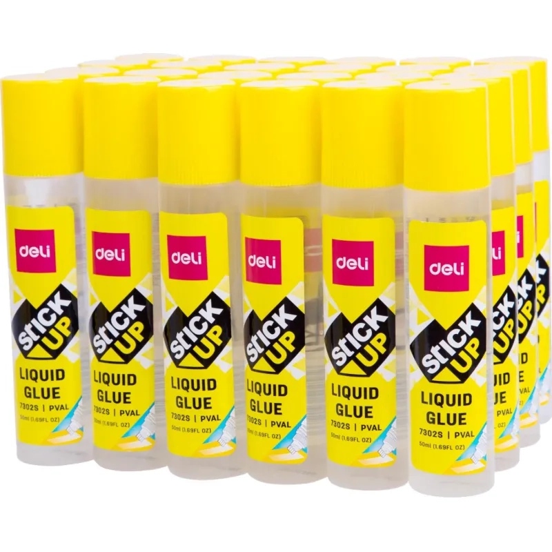 Клей канцелярский жидкий 50 мл Deli  прозрачный E7302S