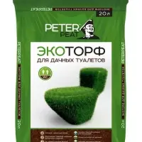 Эко Торф для дачных туалетов, PETER PEAT, 20 л