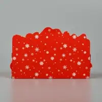 Коробочка для макарун «Снегири», 18 х 5.5 х 5.5 см
