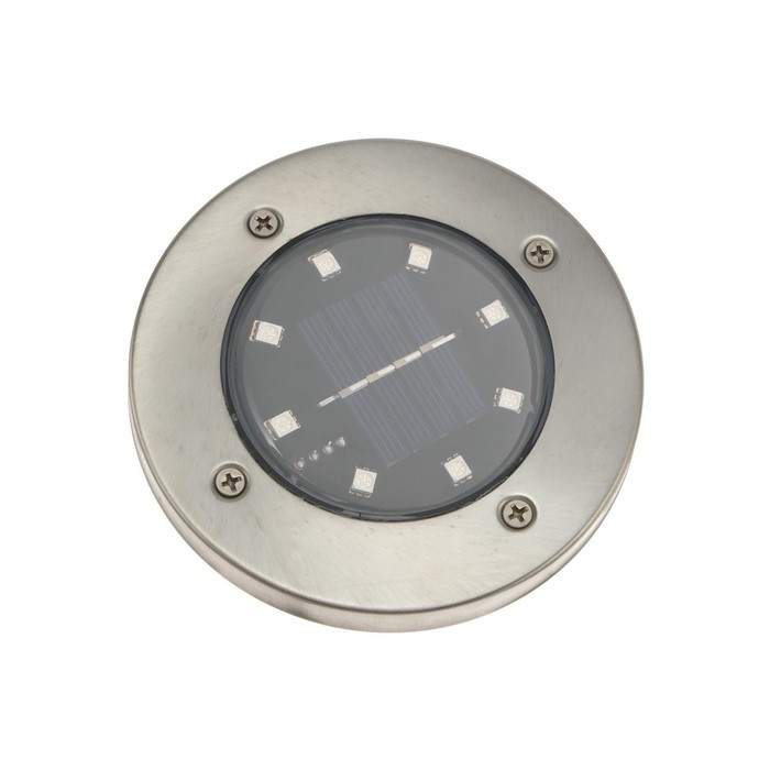 Садовый светильник на солнечной батарее, 8 LED, свечение белое