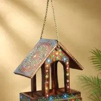 Подвесной декор &laquo;Кормушка для птиц&raquo;, 14&times;26&times;26 см, дерево