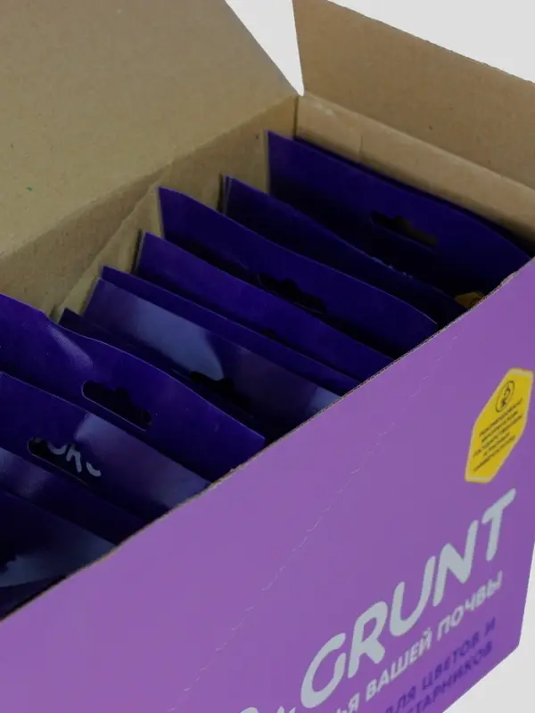 Удобрение минеральное для цветов и декаративных кустарников, Dr.Grunt шоу-бокс, 15 саше Удобрение минеральное для цветов и декаративных кустарников, Dr.Grunt шоу-бокс, 15 саше