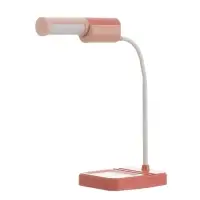 Лампа настольная RISALUX &laquo;Лансер&raquo;, светодиодная, 3.5 Вт, USB, АКБ, красно-розовая, 11&times;15&times;45 см