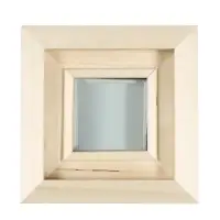 Окно, 30×30см, однокамерный стеклопакет, осина Окно, 30×30см, однокамерный стеклопакет, осина