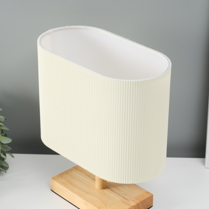 Светильник настольный Светильник настольный "Консул" 1х40Вт Е27 коричневый/бежевый 25х13х29см