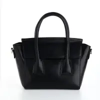 Сумка женская мессенджер на магните, 35&times;15&times;23 см, чёрная