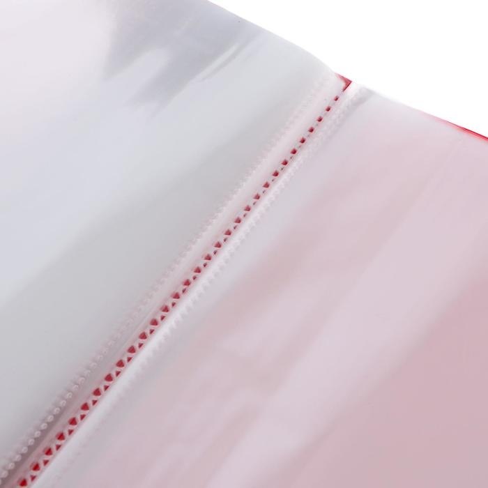 Папка с 80 вкладышами А4, 700 мкм, Calligrata, карман на корешке, красная Папка с 80 вкладышами А4, 700 мкм, Calligrata, карман на корешке, красная