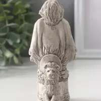 Фигура славянский Бог «Даждьбог», 12.5×5.5×5.5 см, серая