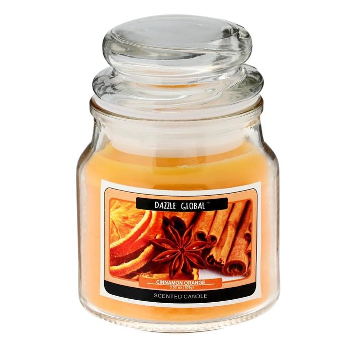 Свеча в банке Свеча в банке "Корица, апельсин" 100 гр (вес брутто 247 г) 6х9х9 см