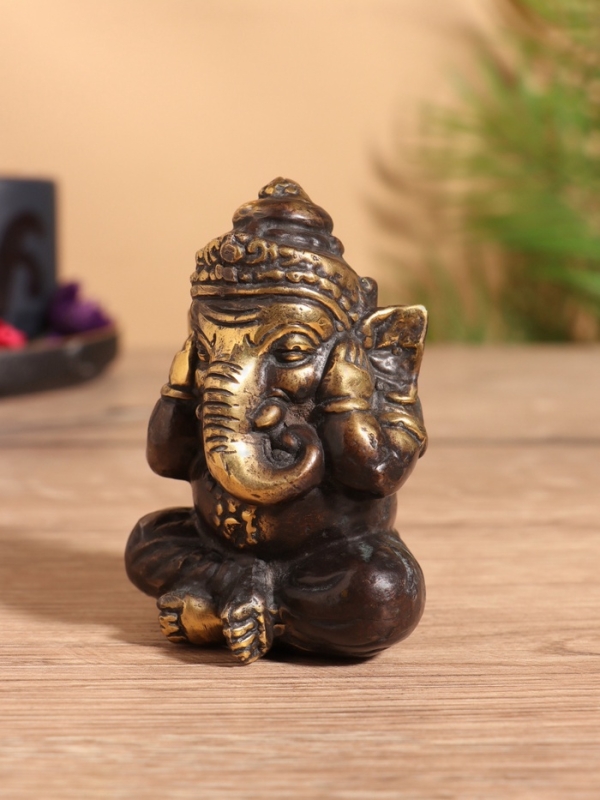 Сувенир бронза Сувенир бронза "Ганеша" 6х5х8 см