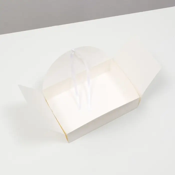 Коробка складная белая, 22 х 15 х 6 см Коробка складная белая, 22 х 15 х 6 см