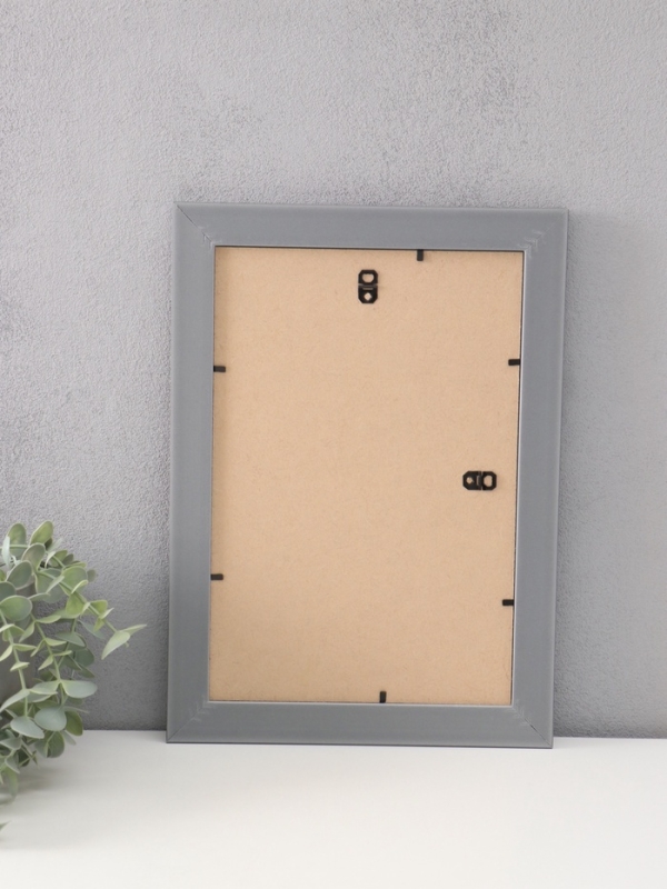 Фоторамка пластик Фоторамка пластик "МИРАМ" 20х30 см, тёмно-серый