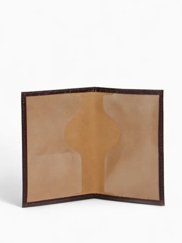 Обложка для паспорта, тиснение золотой фольгой, бордовая