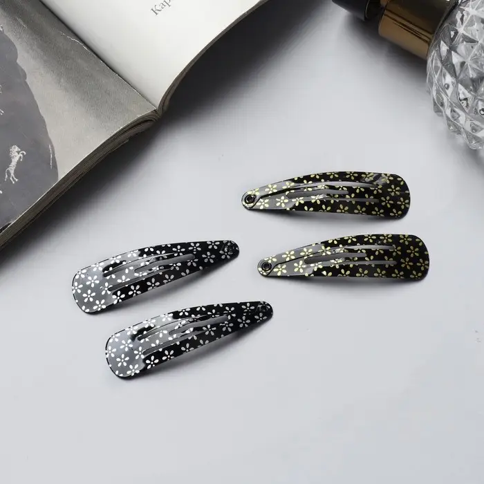 Невидимки для волос «Лира», набор 10 шт., ромашки, 5 см Невидимки для волос «Лира», набор 10 шт., ромашки, 5 см