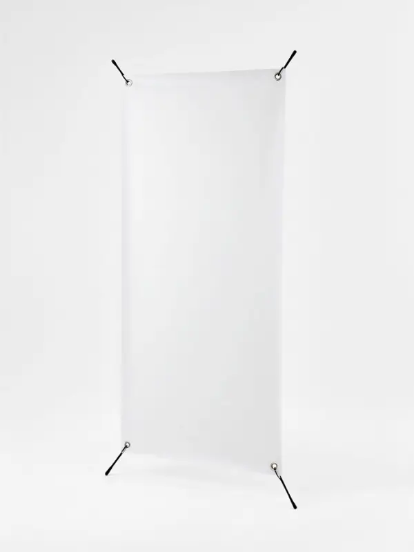 Стойка-стенд рекламный "Паук" для баннера 80х180 см, цвет чёрный