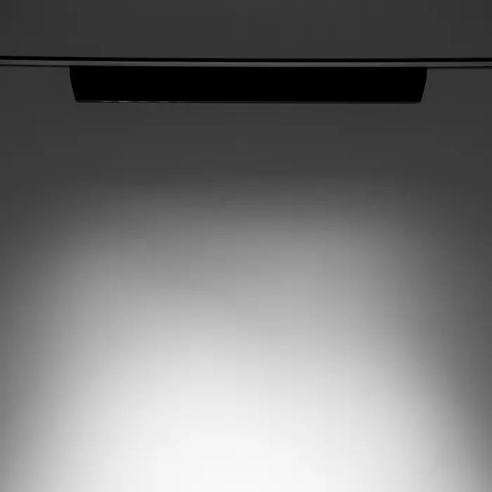 Светильник трековый BayerLux SLIM &laquo;Линза-33&raquo;, LED, 18 Вт, 3000K-6000К, 48 В, CRI90, 3.2&times;3.8&times;33.8 см, чёрный