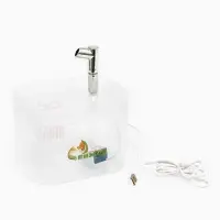 Фонтан для кошек и собак 1,5 л, 16,5 х 13 х 12 см, евророзетка, прозрачный Фонтан для кошек и собак 1,5 л, 16,5 х 13 х 12 см, евророзетка, прозрачный