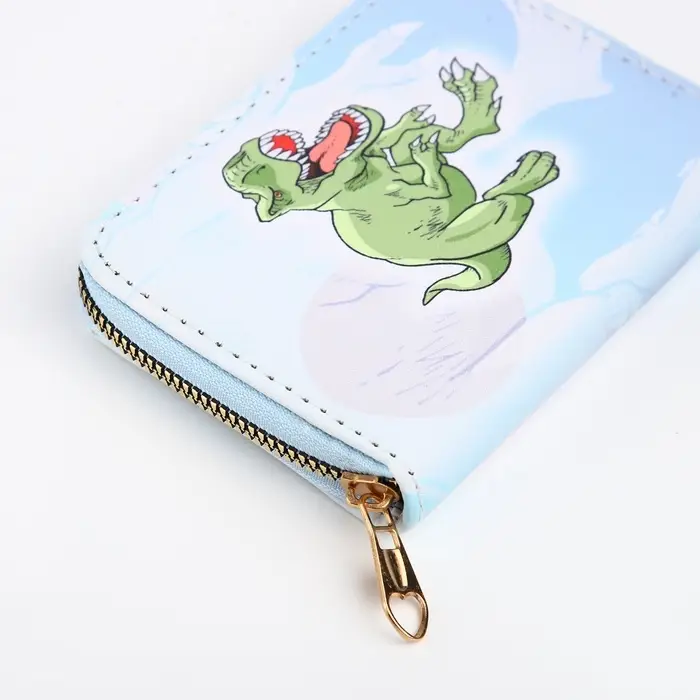 Кошелёк детский на молнии Выбражулька, голубой