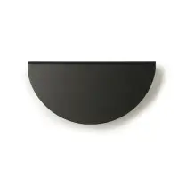 Ручка-скоба CAPPIO H003BL полукруглая, алюминий, L=110 мм, м/о 64 мм, чёрная