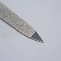 Пилка металлическая для ногтей, с колпачком, 10.5 см, МИКС