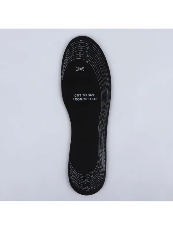 Стельки для обуви, универсальные, р-р RU до 46 (р-р Пр-ля до 46), 29 см, пара, серые