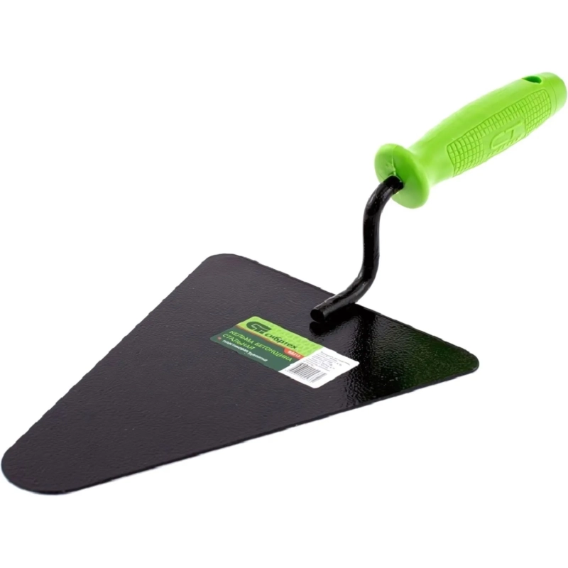 Кельма бетонщика стальная 200 мм пластиковая ручка Сибртех 86213