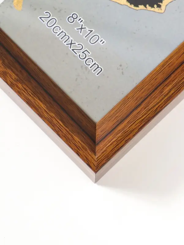 Фоторамка пластик 20х25 см "Прованс" бежево-коричневый 29х23,7х3 см