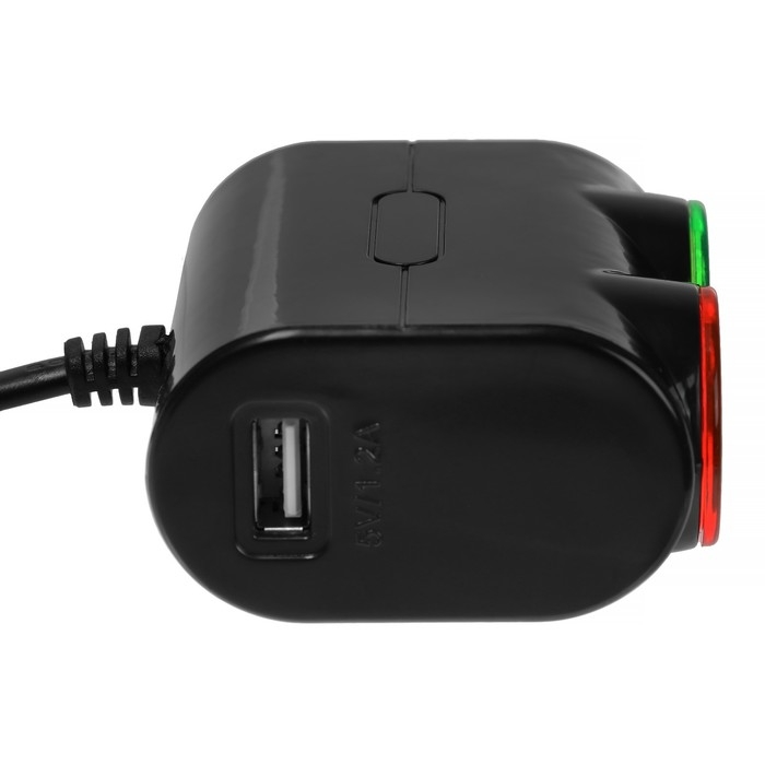 Разветвитель прикуривателя TORSO, 12-24 В, провод 50  см Разветвитель прикуривателя TORSO, 12-24 В, провод 50  см