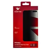 Защитное стекло для iPhone 15/16 RUBYTAK Privacy
