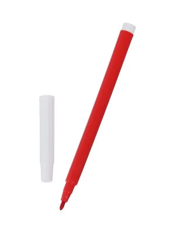 Фломастеры 12 цветов Calligrata &laquo;Машинка&raquo;, невентилируемый колпачок