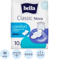 Прокладки женские гигиенические bella Classic Nova Сomfort, 10 шт./уп.