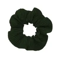 Резинка для волос QF &laquo;Орбита&raquo;, жатка классика, 12 см, зелёная