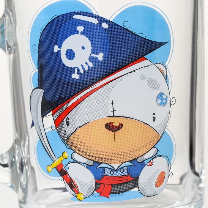 Кружка «Верные друзья», стеклянная, 200 мл, рисунок МИКС