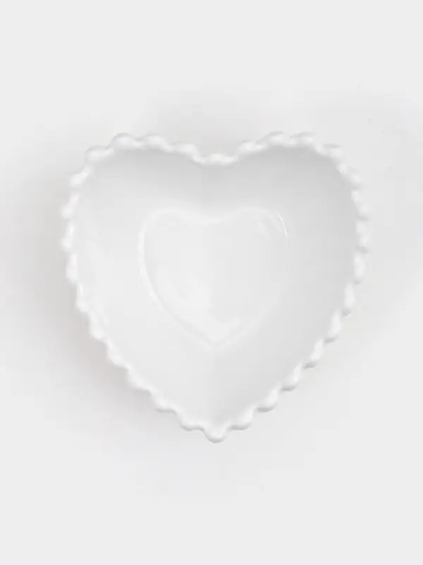 Соусник Magistro &laquo;Сердце&raquo;, 260 мл, d=11.5, фарфор, белый