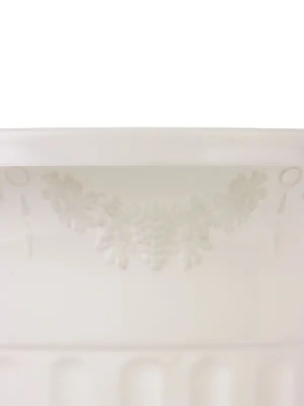 Горшок для цветов с поддоном &laquo;Лозанна&raquo;, 17 л, d=41 см, пластиковый, белый