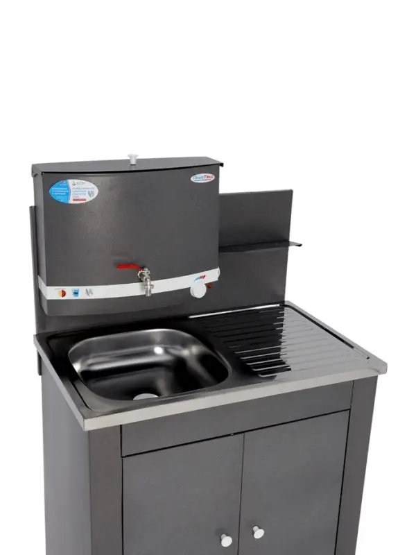 Умывальник "Акватекс" Дуэт, с ЭВН, нержавеющая мойка, 1250 Вт, 17 л, цвет аквамикс