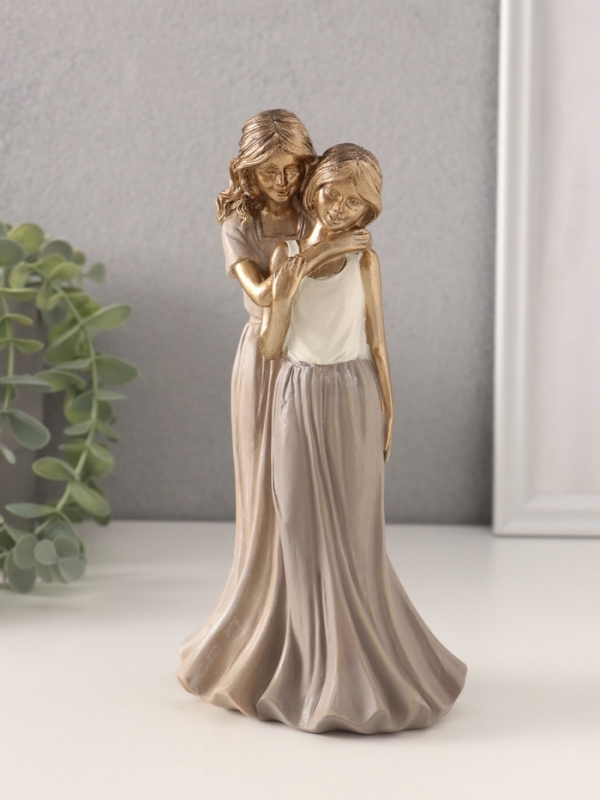 Сувенир полистоун  Сувенир полистоун "Две сестры" 10х7х20,5 см