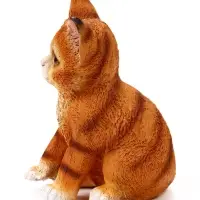 Садовая фигура из полистоуна &laquo;Полосатый Котёнок&raquo;, 20&times;14&times;12 см