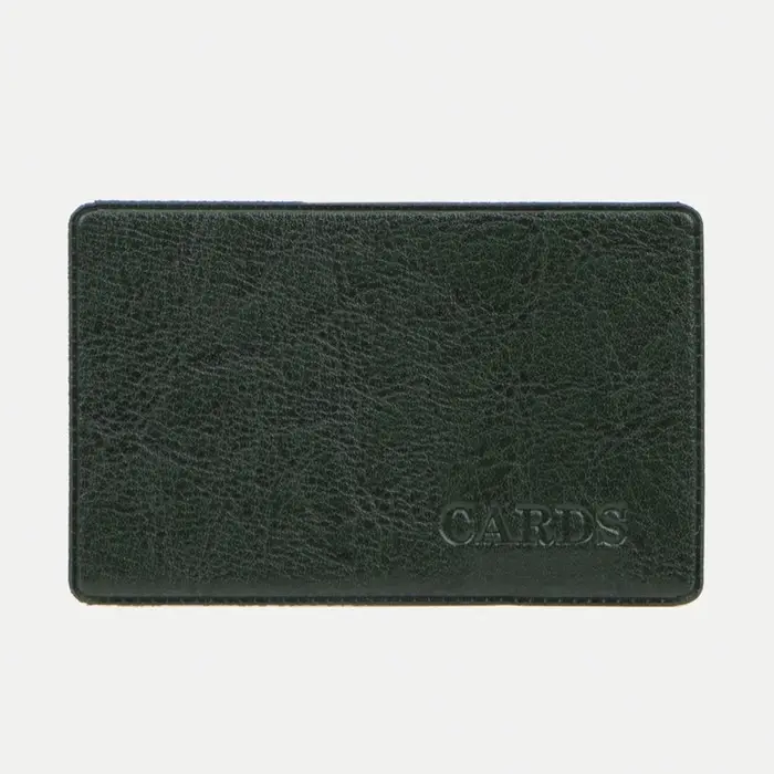 Обложка для проездного, пропуска, цвет тёмно-зелёный Обложка для проездного, пропуска, цвет тёмно-зелёный