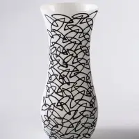 Ваза &laquo;Сфера&raquo;, h=26 см, стекло, белая