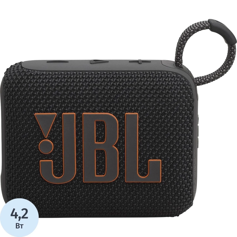 Акустическая система JBL GO 4 Black (JBLGO4BLK)